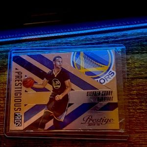 A Steph Curry Prestigious Pros card